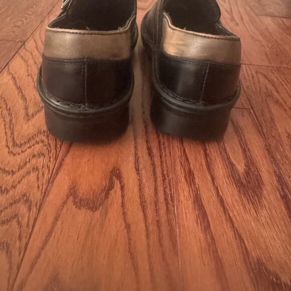 Naot Celesta Loafer Womens Shoe 7 7.5 EU 38 Black Leather Cork Insole Comfort - Picture 7 of 14